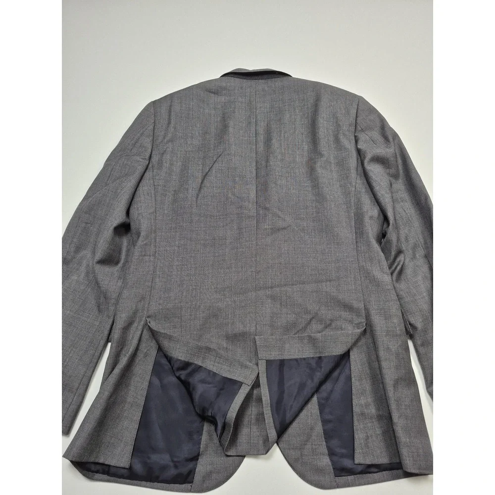 J.Crew Suit Jacket Mens 38R Gray Wool Ludlow Tollegno 1900 2 Button Slim Fit